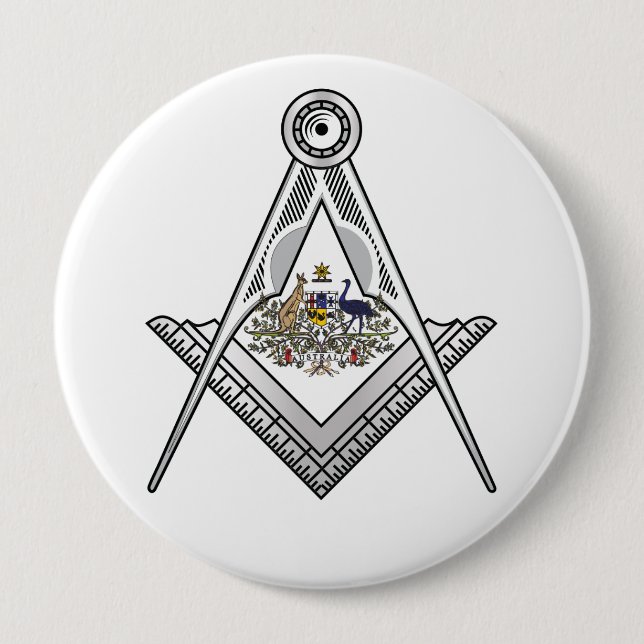 Australia freemasonry sign button (Front)