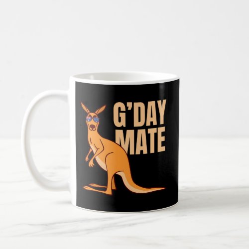 Australia GDay Mate Kangaroo Australian Symbol Coffee Mug