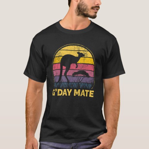Australia GDay Mate Straya Outback Sydney Melbour T_Shirt