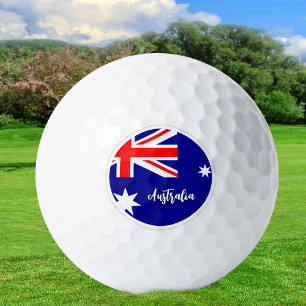 Australia Golf Balls, Australian Flag / Patriots Balls