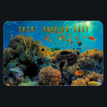 Australia Great Barrier Reef stylized Magnet<br><div class="desc">The Great Barrier Reef,  off the coast of Queensland in northeastern Australia,  is the largest living thing on Earth,  and even visible from outer space.</div>