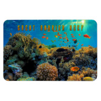 Australia Great Barrier Reef stylized