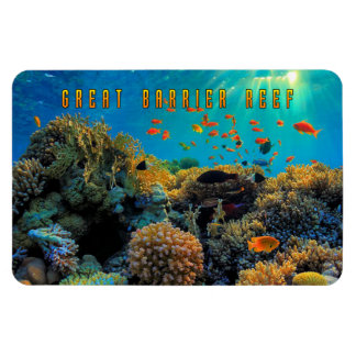 Australia Great Barrier Reef stylized Magnet