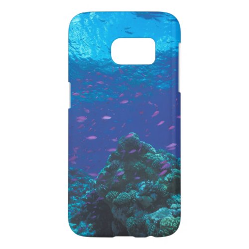 Australia Great Barrier Reef Swarming Purple Samsung Galaxy S7 Case