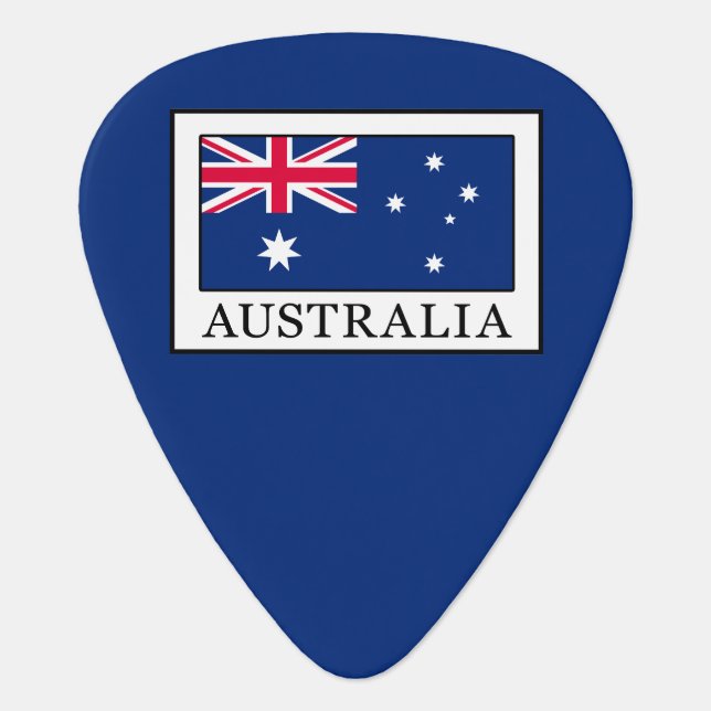 Australia Guitar Pick (Front)