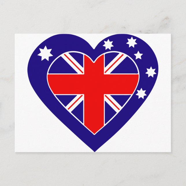 australia-heart postcard (Front)