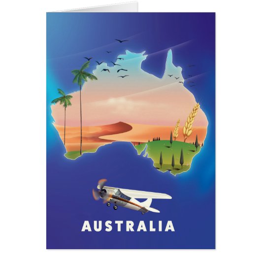 Australia Holiday travel poster (Front)