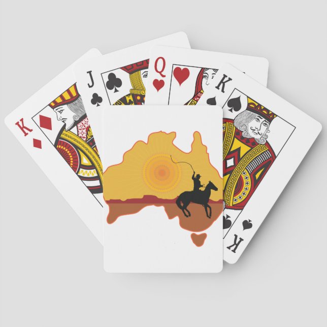Australia Horseman Poker Cards (Back)