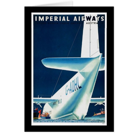 Australia Imperial Airways Cards (Front)
