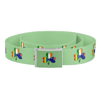 Australia Ireland Gay Pride Shamrock Belt