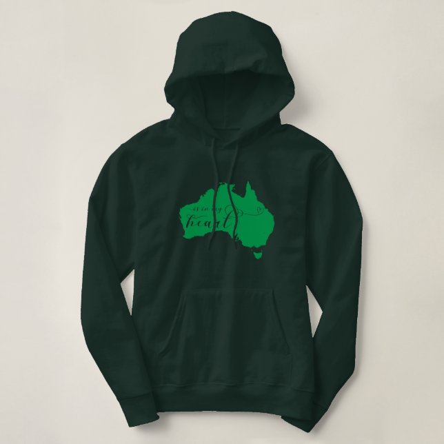 Australia Is In My Heart Hoodie (Design Front)