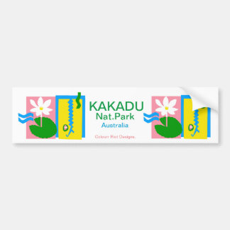Australia - KAKADU National Park - wildlife Bumper Sticker