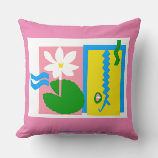 Australia -KAKADU National Park - wildlife- Pink Throw Pillow