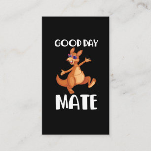 Australia Kangaroo Animal Australian Flag Aussie Business Card