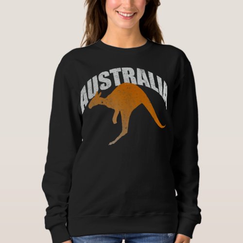 Australia Kangaroo Australian Souvenir T_shirt Sweatshirt