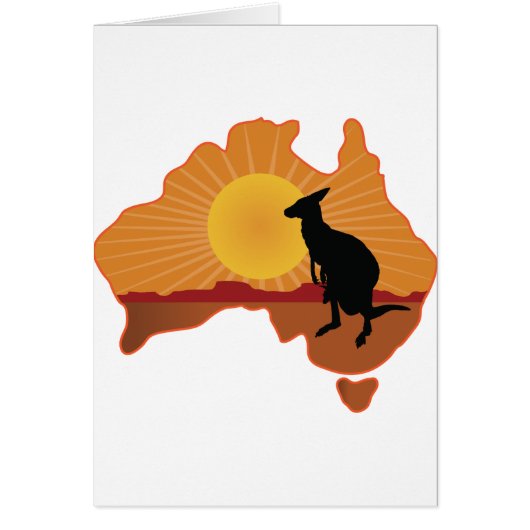 Australia Kangaroo Cards (Front)