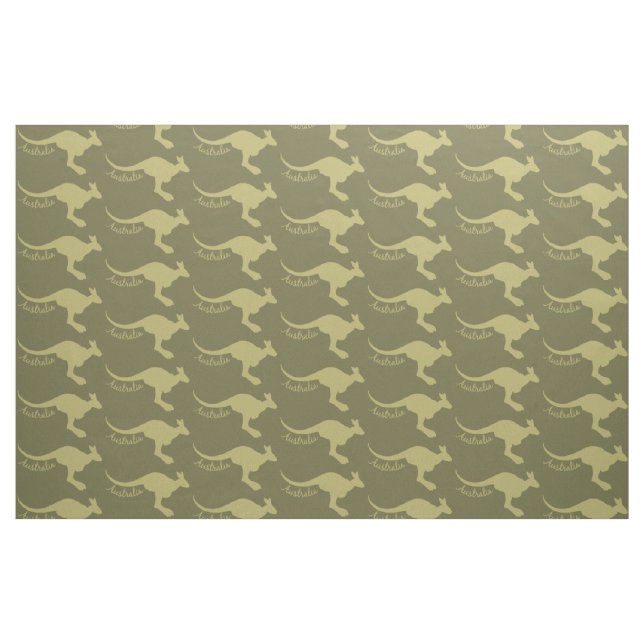 Australia Kangaroo custom color fabric (Fat Quarter)