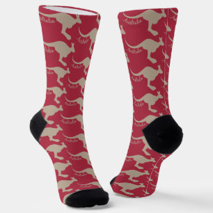 Australia Kangaroo custom color Socks
