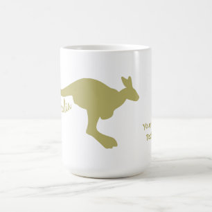 Australia Kangaroo custom mugs
