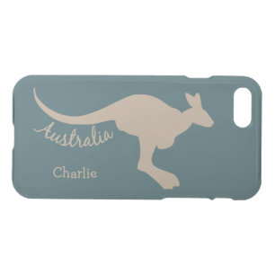 Australia Kangaroo custom name & color cases