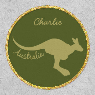 Australia Kangaroo custom name Patch