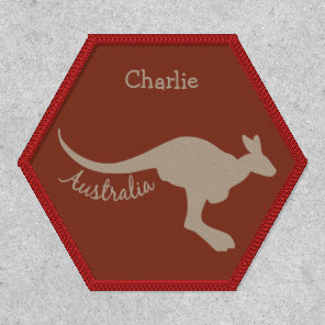 Australia Kangaroo custom name Patch