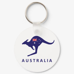 Australia Kangaroo Flag Key Chains
