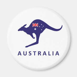 AUSTRALIA KANGAROO FLAG MAGNET
