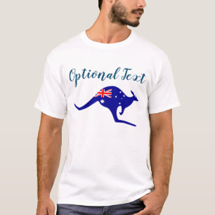 Australia Kangaroo & Flag T-Shirt