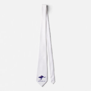 AUSTRALIA KANGAROO FLAG TIE