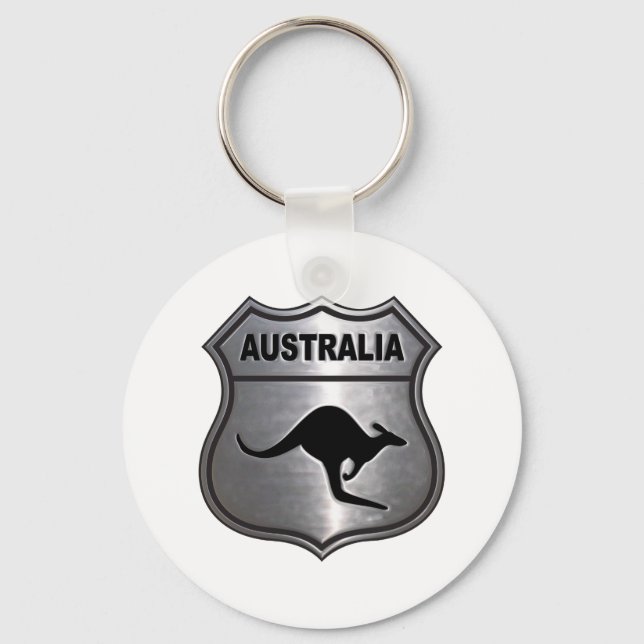 Australia Kangaroo Keychain (Front)