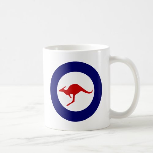 Australia kangaroo military aviation roundel coffee mug