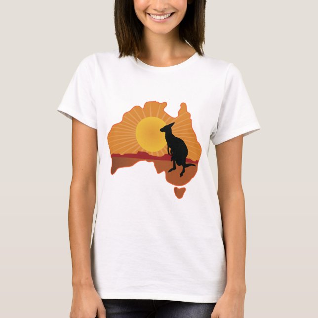 Australia Kangaroo T-Shirt (Front)