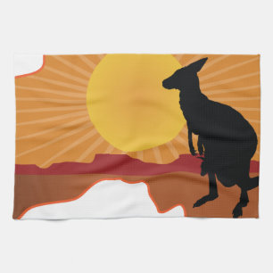 Australia Kangaroo Towel