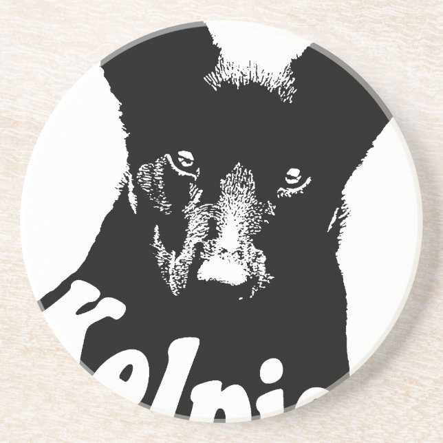 Australia Kelpie Drink Coaster (Front)