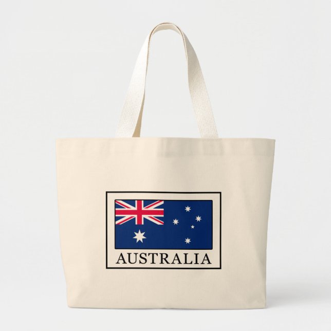 Australia Large Tote Bag (Front)