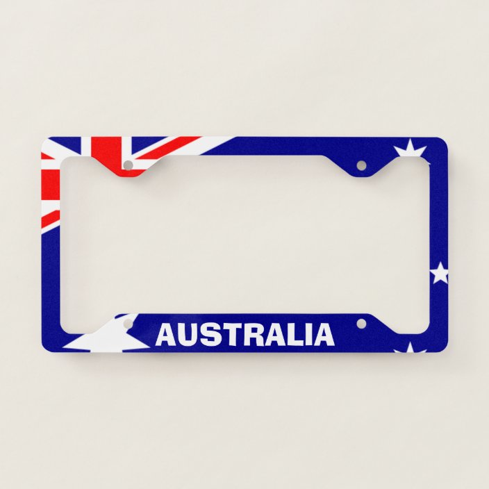 Australia License Plate Frame Zazzle Com