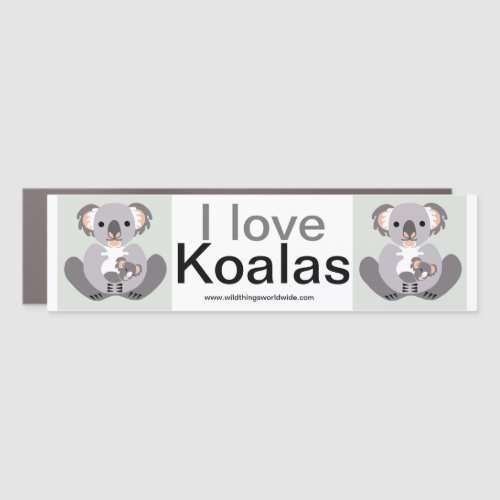 Australia _  love KOALAS  _ Marsupial _ Nature Car Magnet