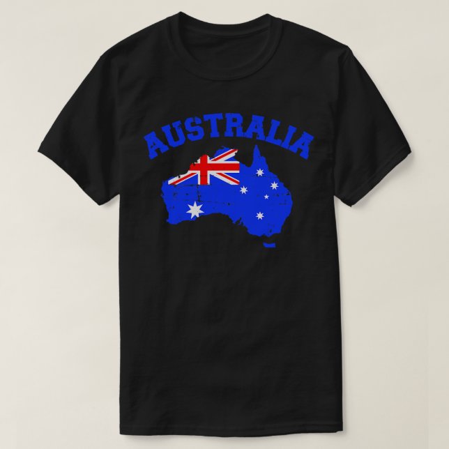 Australia map  3 T-Shirt (Design Front)