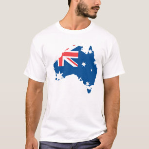 Australia map and flag T-Shirt
