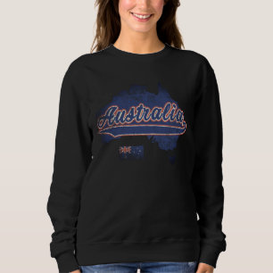 Australia Map Sweatshirt