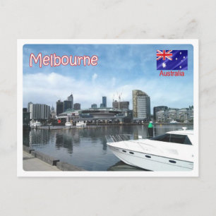 Australia - Melbourne - Harbour - Postcard