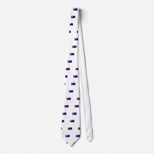 AUSTRALIA MELBOURNE WEST MISSION CTR LDS NECK TIE (Front)