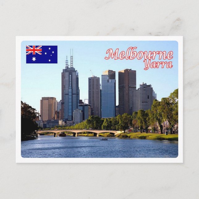Australia - Melbourne -  Yarra River - Postcard (Front)