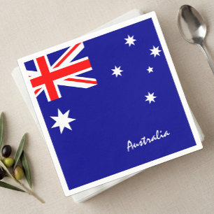 Australia Napkins, Australian Flag party / Aussie Napkins