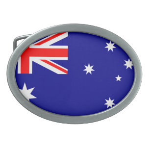 Australia National Flag Oval Belt Buckle