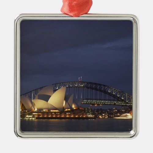 Australia New South Wales Sydney Sydney Opera 3 Metal Ornament