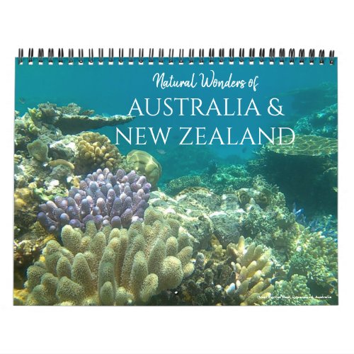 australia new zealand nature 2024 with locations calendar