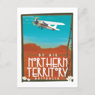 Australia Northern Territory Travel poster Postcard