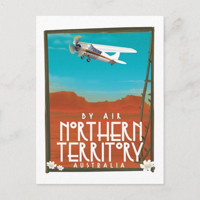 Australia Northern Territory Travel poster Postcard (Front)